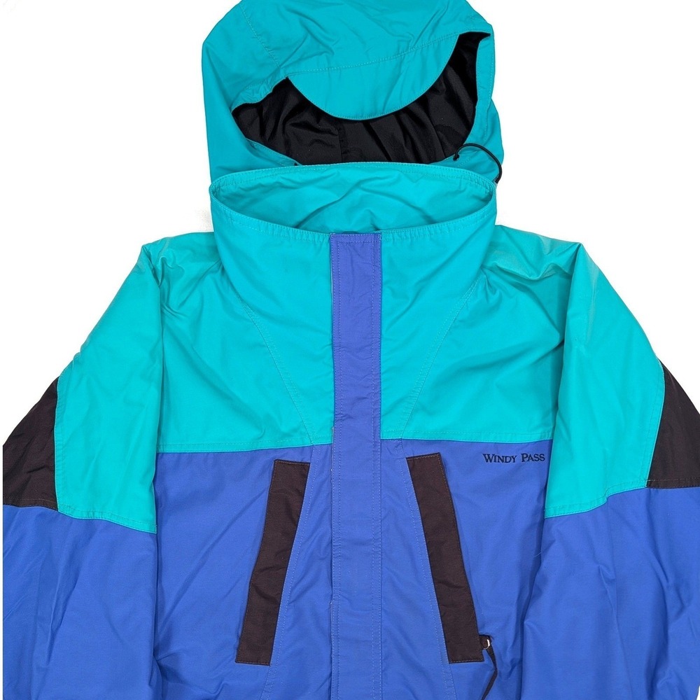 The North Face Vintage Windy Pass Mens L Ultrex Hooded Jacket Waterproof